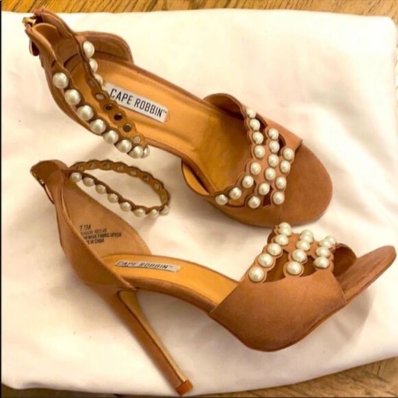 CAPE ROBBIN MAUVE MICROSUEDE STILETTO SANDALS. NEW - Picture 1 of 8